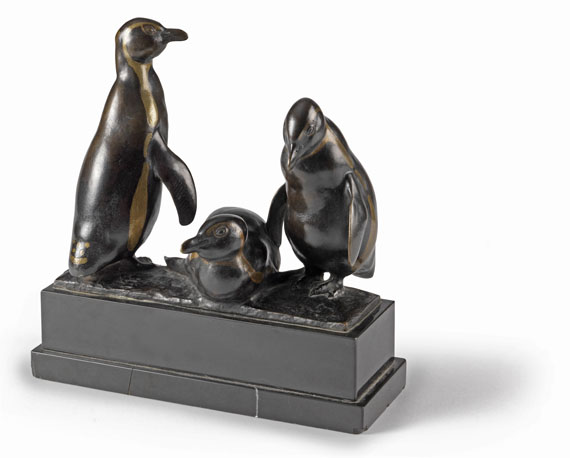 August Gaul - Drei Pinguine