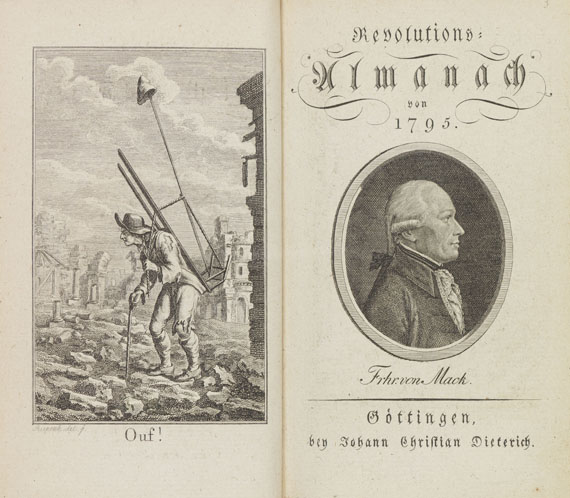   - Revolutions-Almanach. 1793-1804. 12 Bde. - Autre image