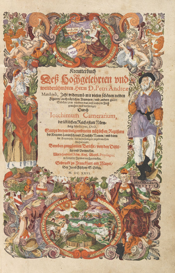 Pietro Andrea Mattioli - Kreutterbuch. 1626.