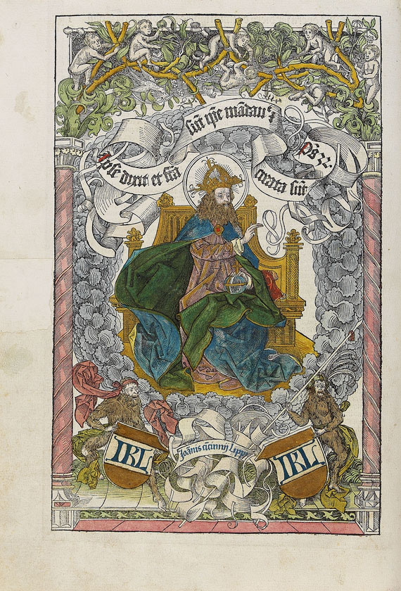 Hartmann Schedel - Weltchronik. 1493. Cincinnius-Exemplar. - Autre image