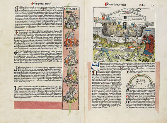 Hartmann Schedel - Weltchronik. 1493. Cincinnius-Exemplar. - Autre image