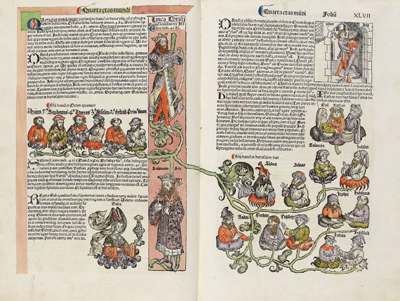 Hartmann Schedel - Weltchronik. 1493. Cincinnius-Exemplar. - Autre image