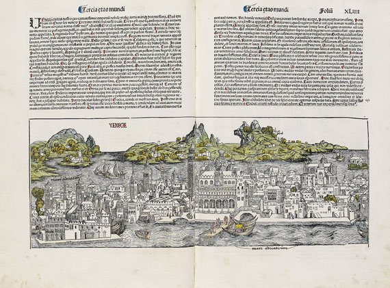 Hartmann Schedel - Weltchronik. 1493. Cincinnius-Exemplar.