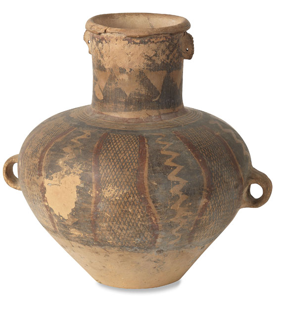 Eduard Zimmermann - Chinesische Vase, Pan-Chan Typ. 2000-1700 v. Chr. Aus dem Besitz von Ed. Zimmermann. - Autre image