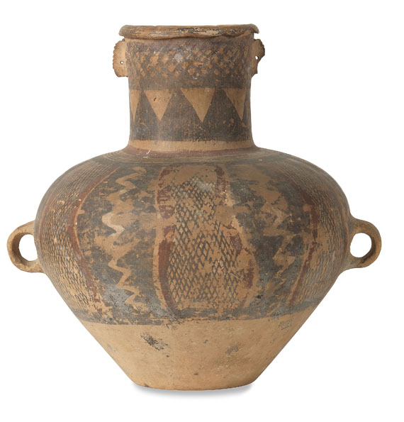 Eduard Zimmermann - Chinesische Vase, Pan-Chan Typ. 2000-1700 v. Chr. Aus dem Besitz von Ed. Zimmermann. - Autre image