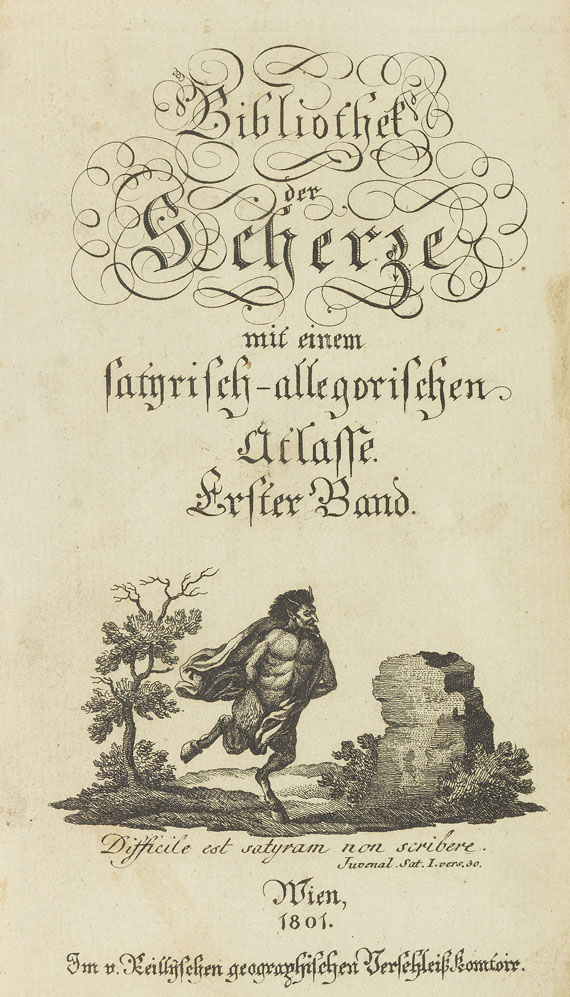 Franz Joh. Jos. von Reilly - Bibliothek der Scherze. 6 Bde. 1801 - Autre image