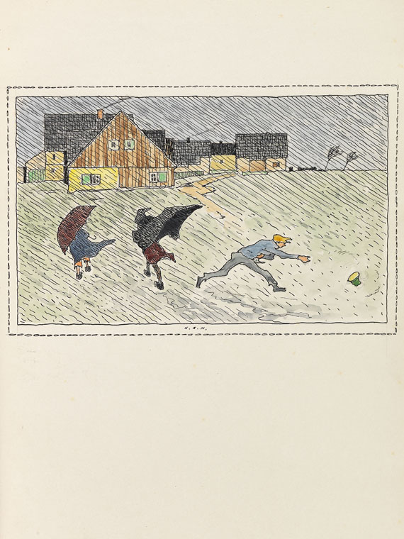 Hans R. Heinmann - Bilderbuch für Bubi Caspari. 1913. + Zeichnung. - Autre image