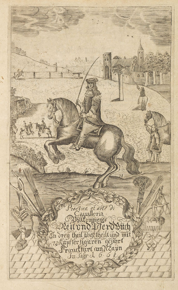 Christoph Jakob Lieb - Practica et arte di cavalleria. 1668 - Autre image