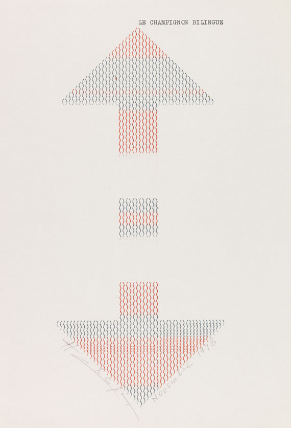 Henri Chopin - Sammlung von dactylopoèmes. 29 Bll. 1978-82. - Autre image