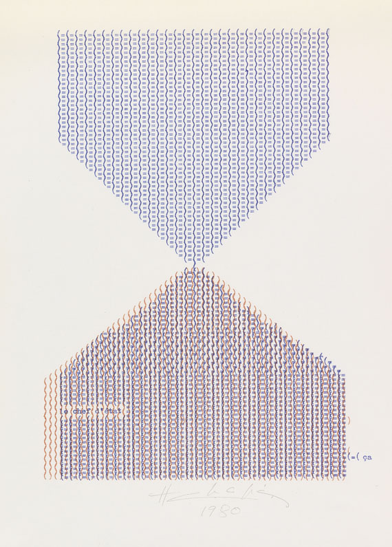 Henri Chopin - Sammlung von dactylopoèmes. 29 Bll. 1978-82. - Autre image