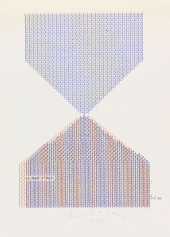 Henri Chopin - Sammlung von dactylopoèmes. 29 Bll. 1978-82. - Autre image