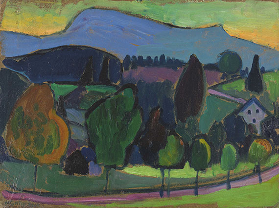 Der blaue Berg, 1908