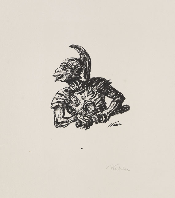 Alfred Kubin - 14 Bätter: aus "Traumland I/II" und "10 kleine lithografische Zeichnungen" - Autre image