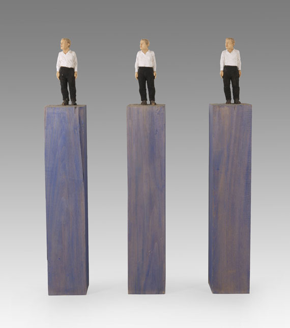 Stephan Balkenhol - Ohne Titel (drei Männer) - Autre image