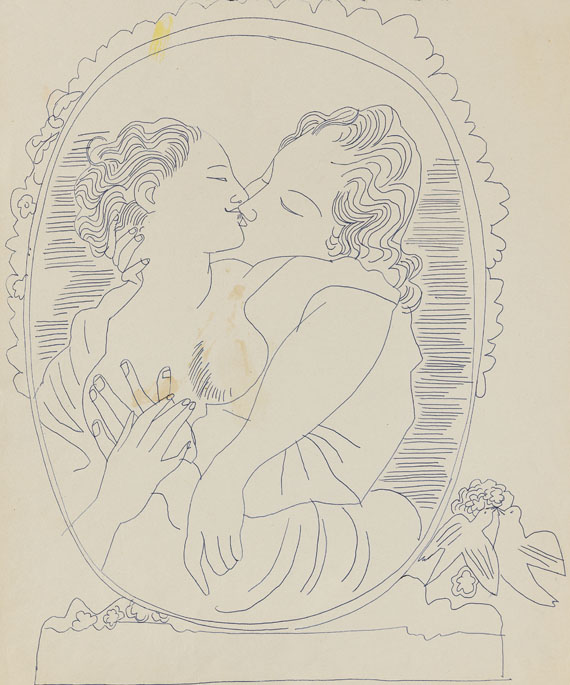 Andy Warhol - Couple Embracing