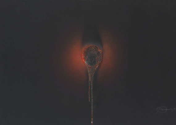 Otto Piene - Ohne Titel (Feuerblume)