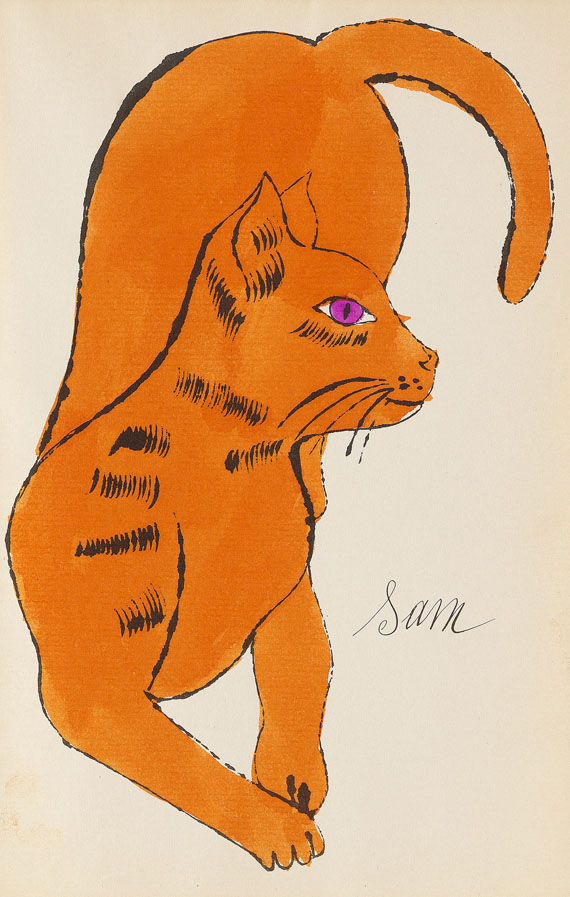 Andy Warhol - 25 Cats name[d] Sam and one Blue Pussy - Autre image