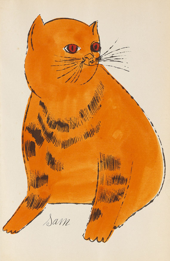 Andy Warhol - 25 Cats name[d] Sam and one Blue Pussy - Autre image
