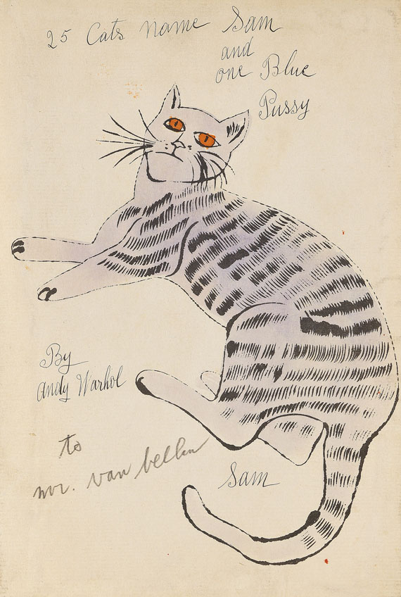 Andy Warhol - 25 Cats name[d] Sam and one Blue Pussy - Autre image