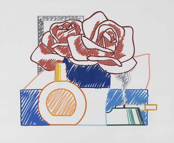 Tom Wesselmann - Scribble version of still life #58