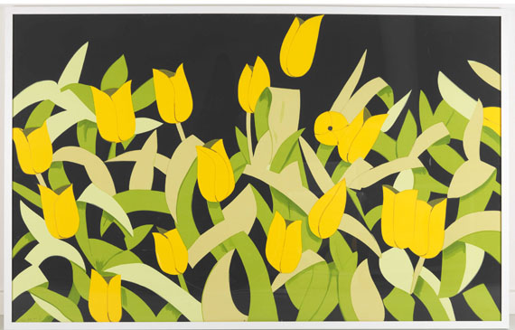 Alex Katz - Yellow Tulips - Image du cadre