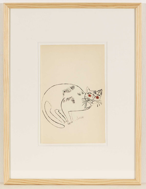 Andy Warhol - 25 Cats name[d] Sam and one Blue Pussy - Image du cadre