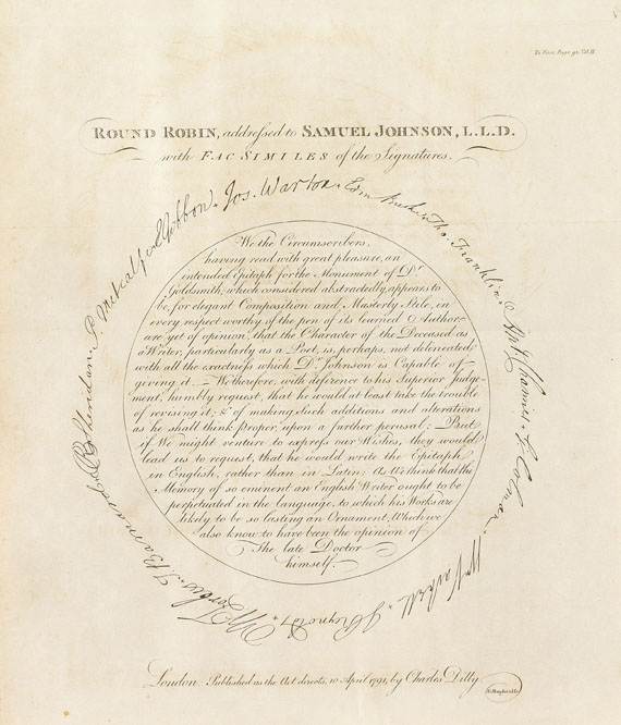 James Boswell - The Life of Samuel Johnson. 2 Bde. 1791. - Autre image
