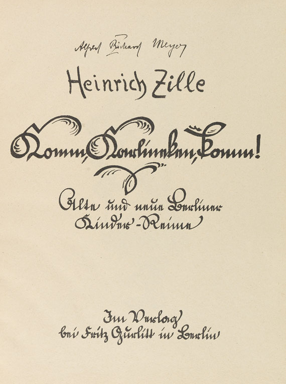 Heinrich Zille - Komm, Karlineken, komm! 1925 - Autre image