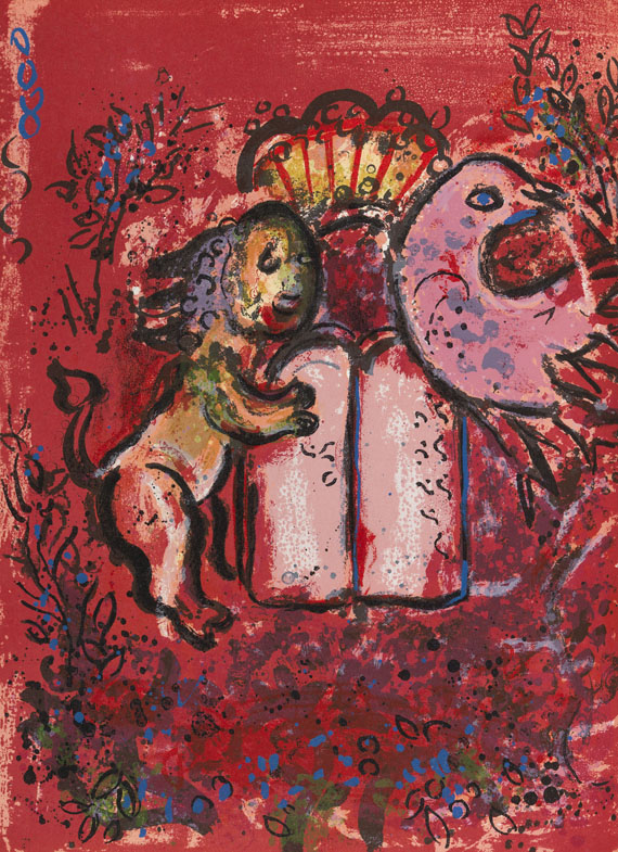 Marc Chagall - Glasmalereien für Jerusalem. 1962.