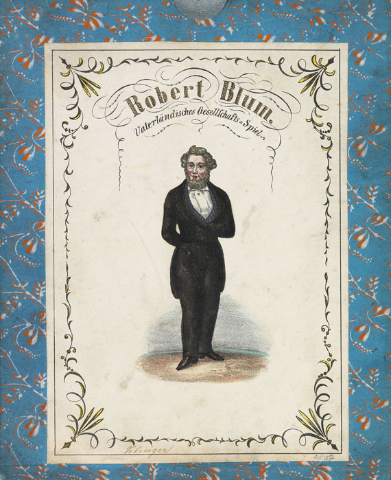 Robert Blum - Robert Blum. Vaterländisches Gesellschafts-Spiel. Um 1850 - Autre image