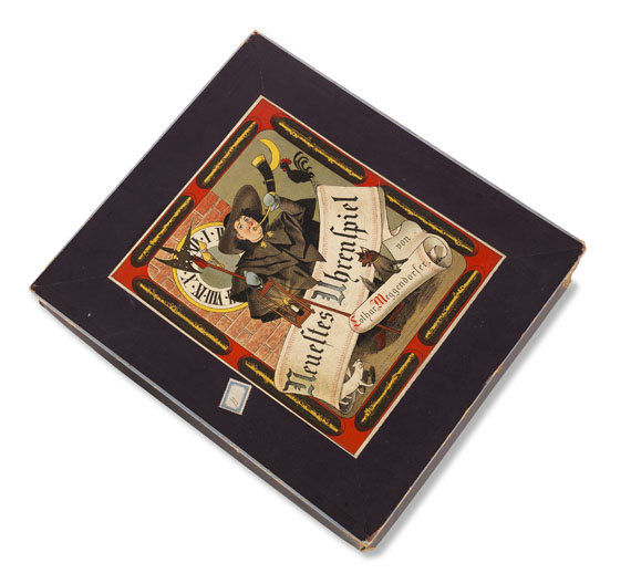 Lothar Meggendorfer - Neuestes Uhrenspiel. 1890 - Autre image