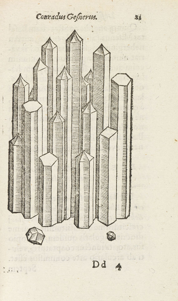 Conrad Gesner - De omni rerum fossilium genere. 1565. - Autre image