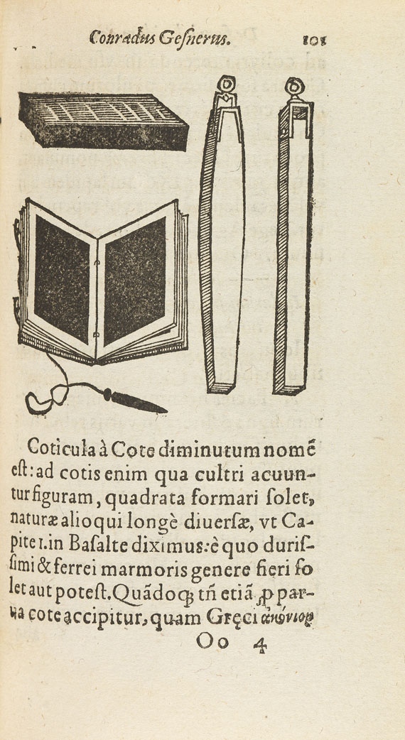 Conrad Gesner - De omni rerum fossilium genere. 1565. - Autre image