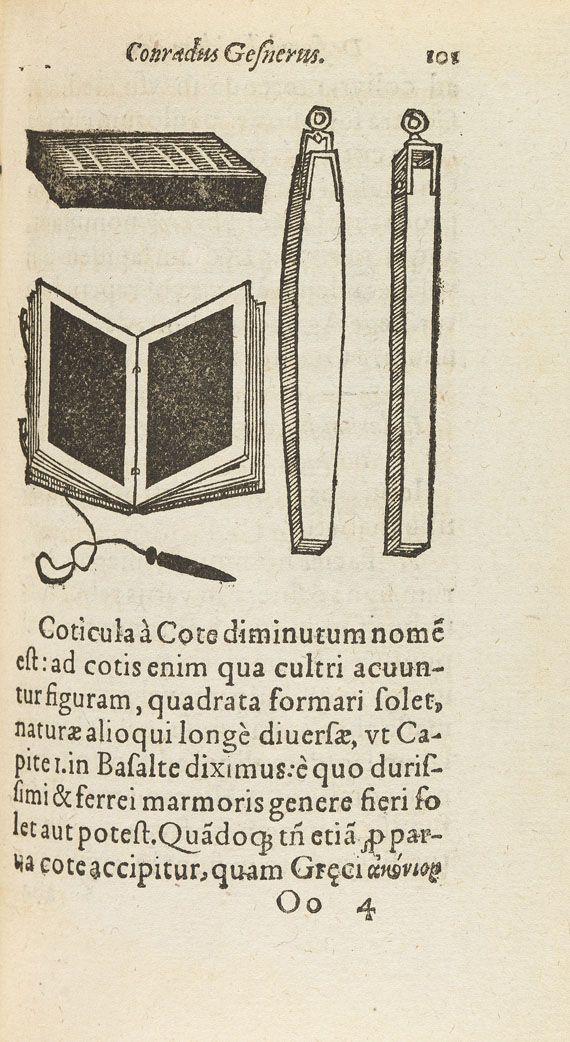 Conrad Gesner - De omni rerum fossilium genere. 1565. - Autre image