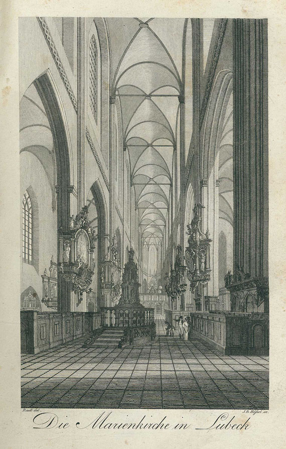 Heinrich Christian Zietz - Ansichten der freien Hansestadt Lübeck. 1822.