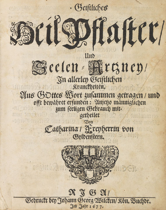 Catharina von Gyllenstierna - Geistliches Heilpflaster. 1677