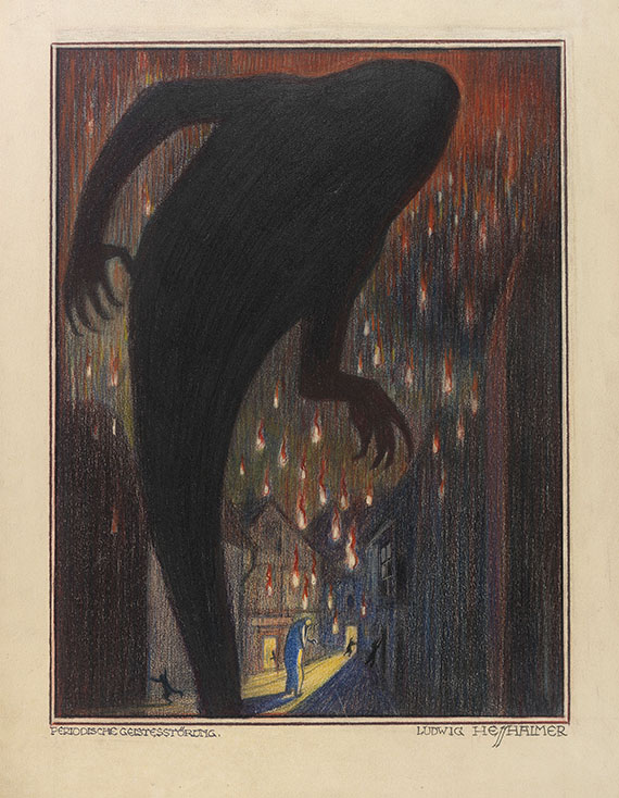 Ludwig Hesshaimer - Irrenhaus. Seltsame Pastelle und Sonette. 1925-30 - Autre image