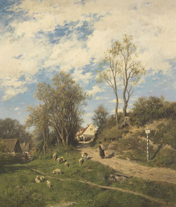 Adolf Heinrich Lier - Frühlingsmorgen