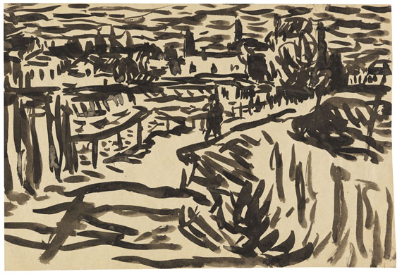 Ernst Ludwig Kirchner - Der Stadtrand von Dresden