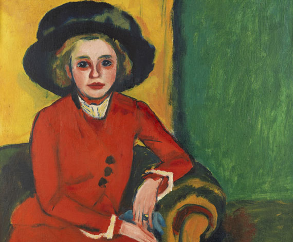 Hermann Max Pechstein - Bildnis Charlotte Cuhrt - Autre image