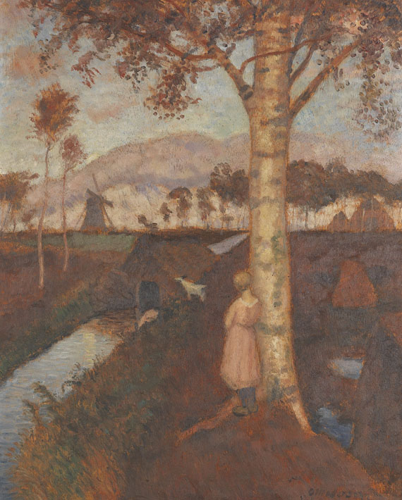 Modersohn - Abend im Moor