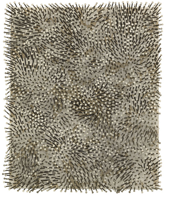 Günther Uecker - Weißes Feld (Weißer Wind)