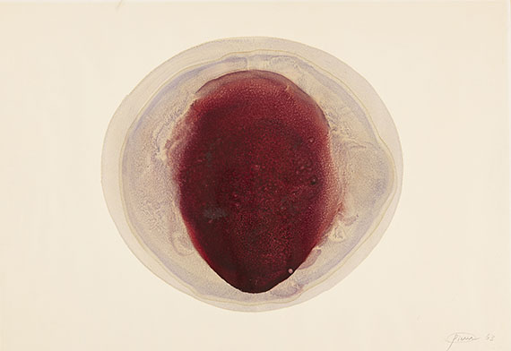 Otto Piene - Feuergouache