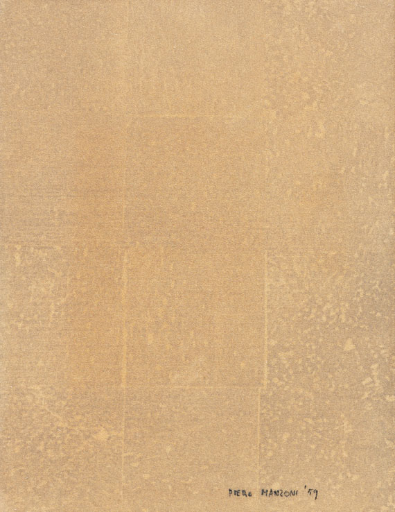 Piero Manzoni - Impronta sughero (Effects of Matter)