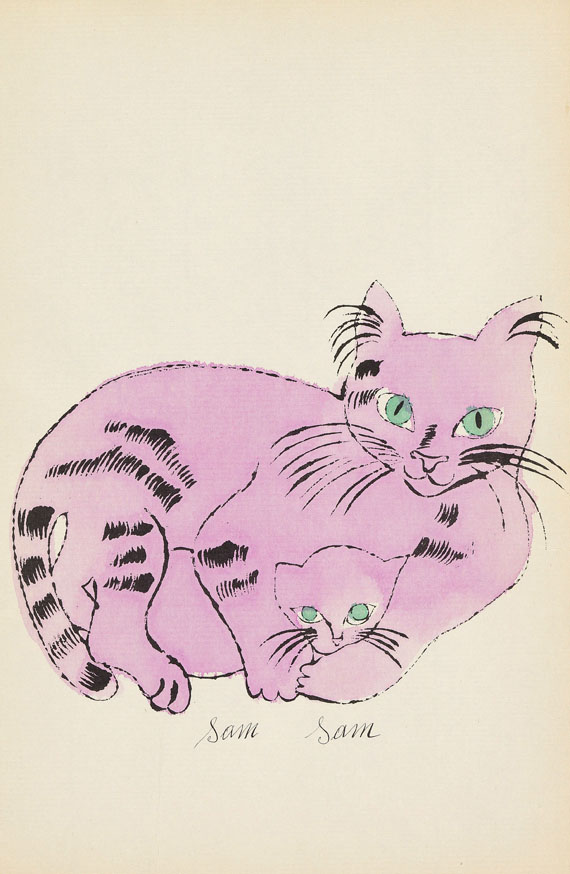 Andy Warhol - 25 Cats name[d] Sam and one Blue Pussy - Autre image