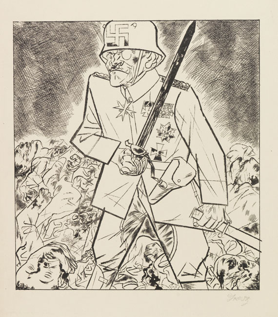 George Grosz - Der weisse General.