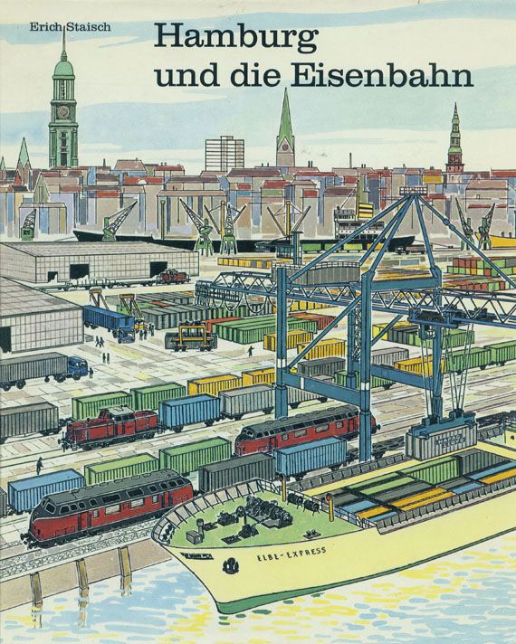  Eisenbahn - Eisenbahnwesen in Hamburg. 13 Bde.