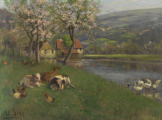 Adolf Lins - Sommertag am See