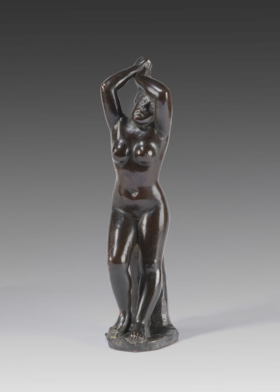 Aristide Maillol - Debout se coiffant