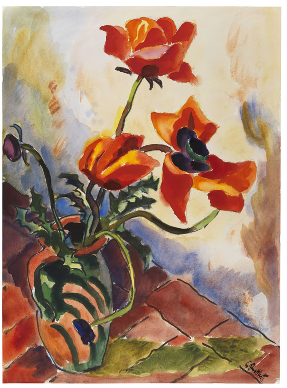 Karl Schmidt-Rottluff - Klatschmohn